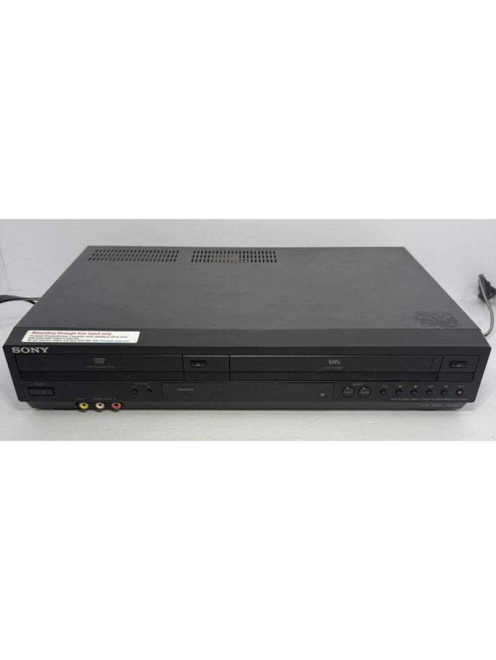 SONY SLV-D380P DVD VHS Combo Player & Recorder - VCR WORKS - DVD "Can not read"